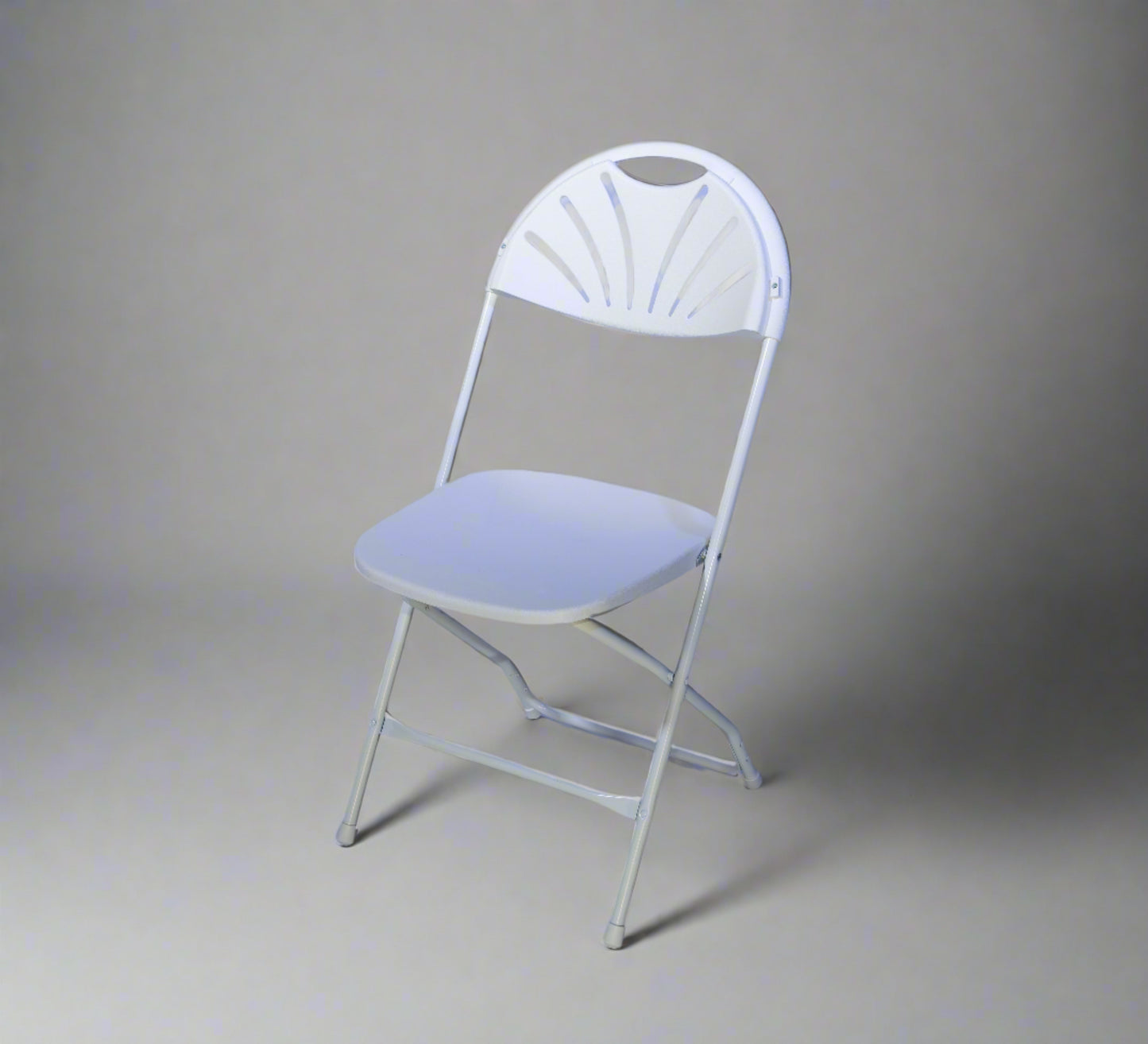 Chair - Snow White, Fan back, Folding