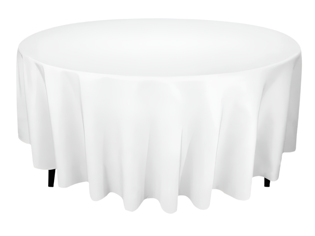 Tablecloths for 6ft Round Banquet Tables