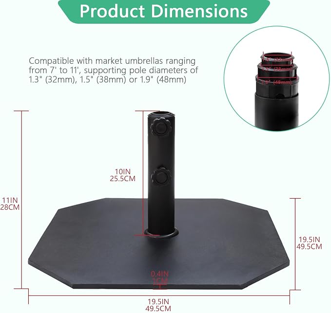 Umbrella Base (40lb)