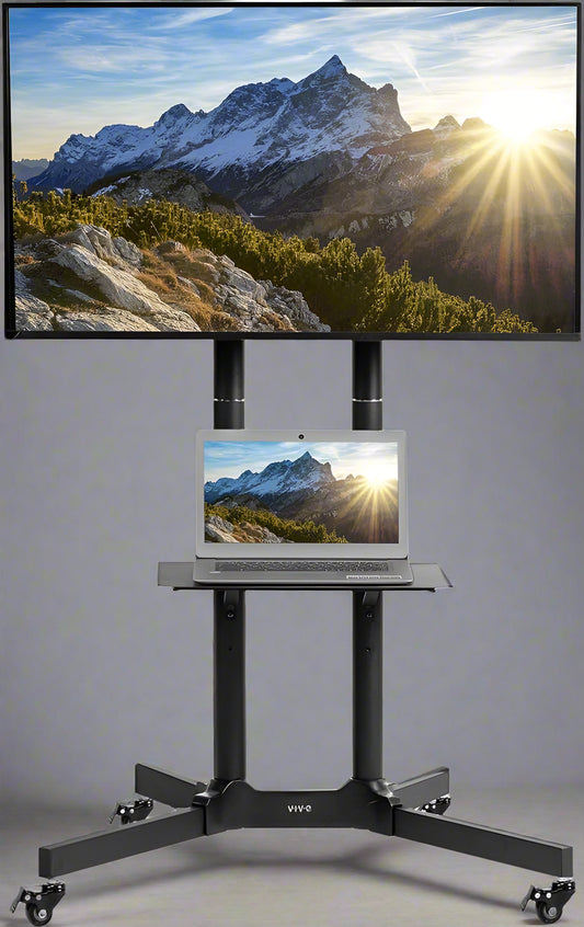 Mobile TV Stand Cart (Cart Only)
